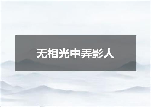 无相光中弄影人