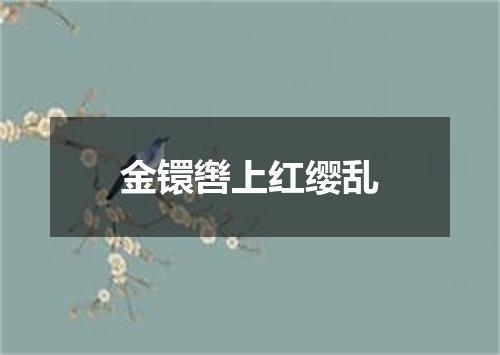 金镮辔上红缨乱