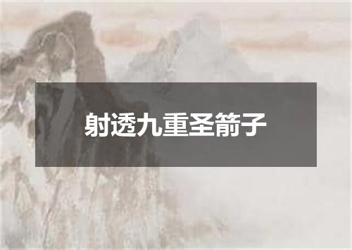 射透九重圣箭子
