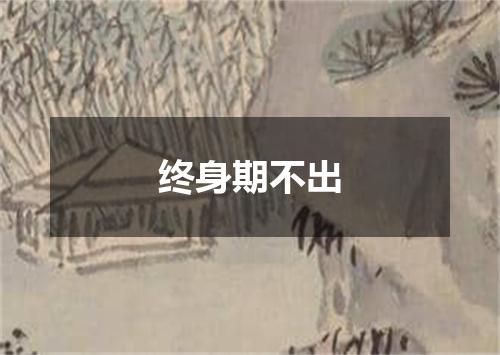 终身期不出