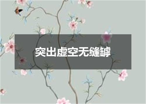 突出虚空无缝罅