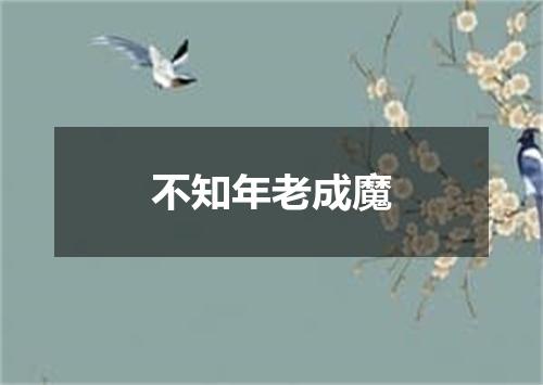 不知年老成魔