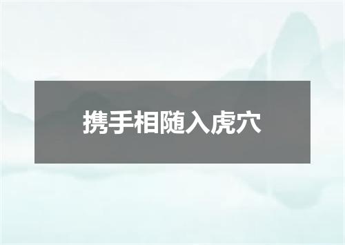 携手相随入虎穴