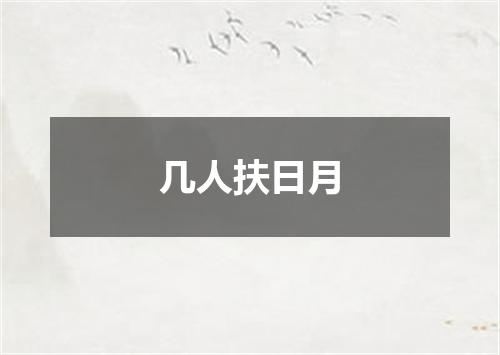 几人扶日月