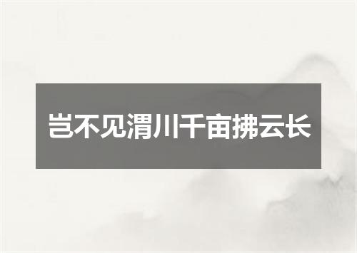 岂不见渭川千亩拂云长