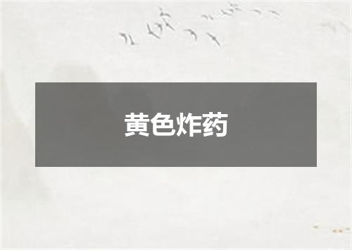 黄色炸药