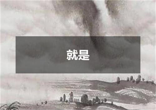 就是
