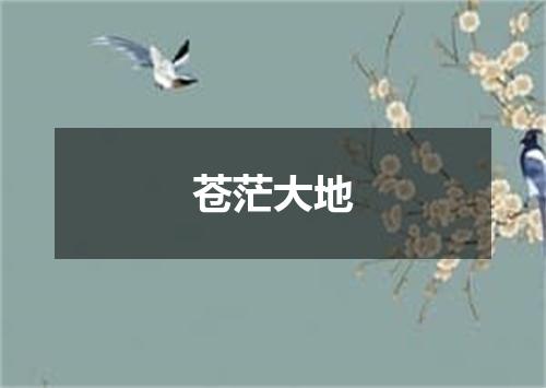 苍茫大地