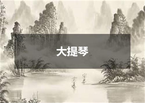 大提琴