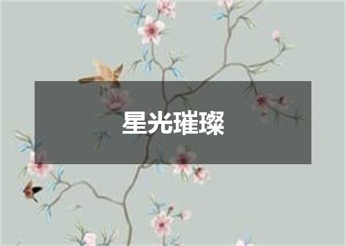 星光璀璨