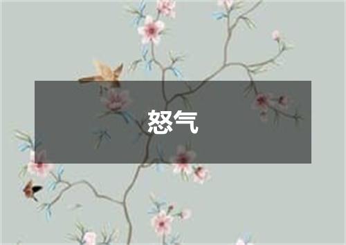 怒气