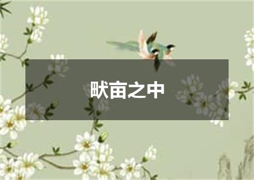 畎亩之中