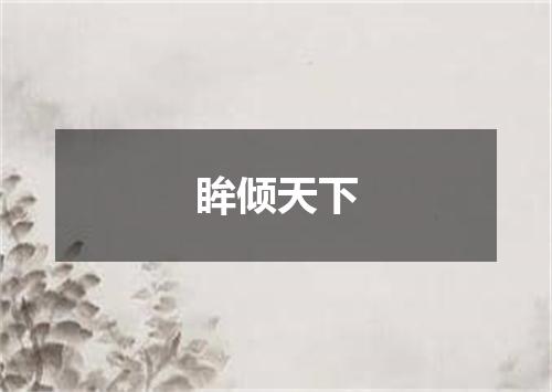 眸倾天下