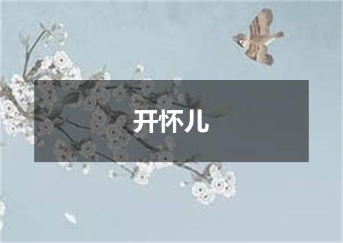 开怀儿