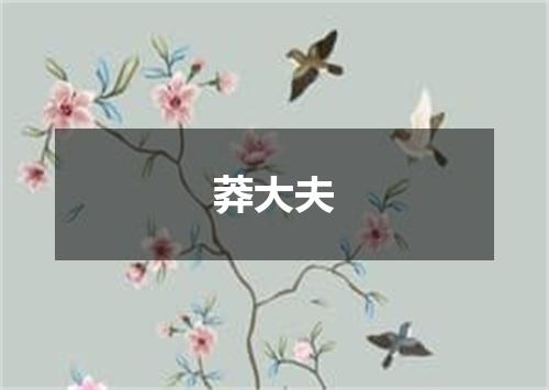 莽大夫