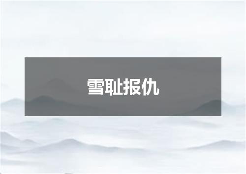 雪耻报仇