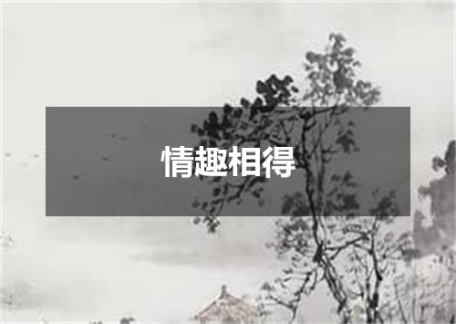 情趣相得