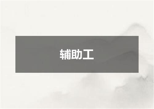 辅助工