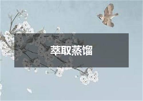 萃取蒸馏