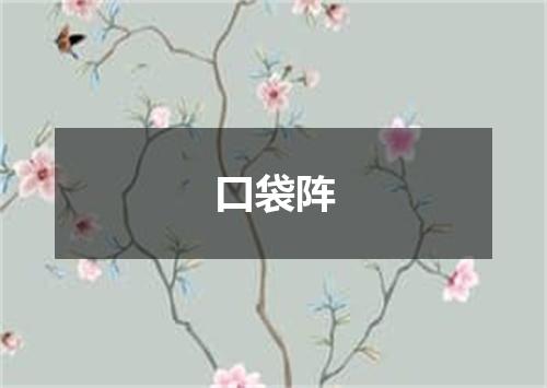 口袋阵