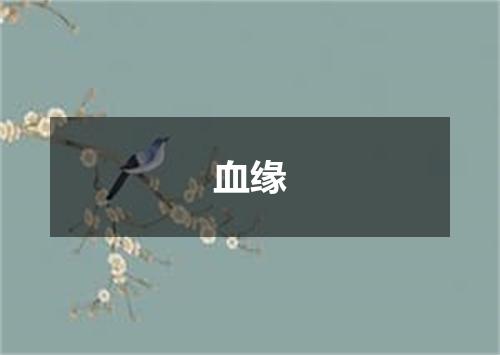 血缘