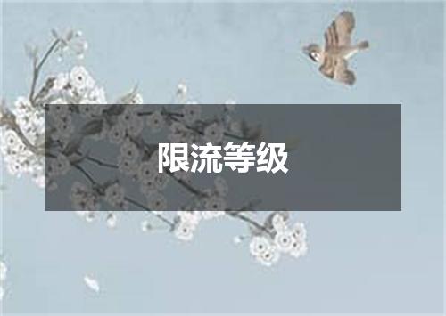 限流等级