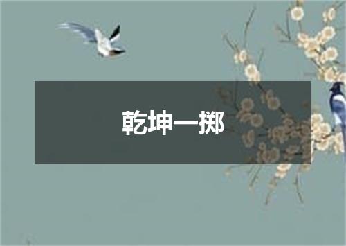 乾坤一掷