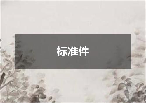 标准件