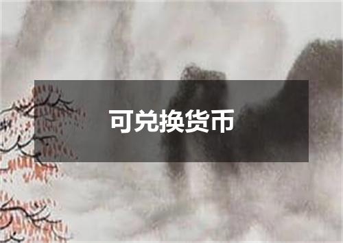 可兑换货币