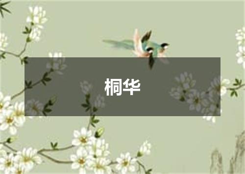 桐华