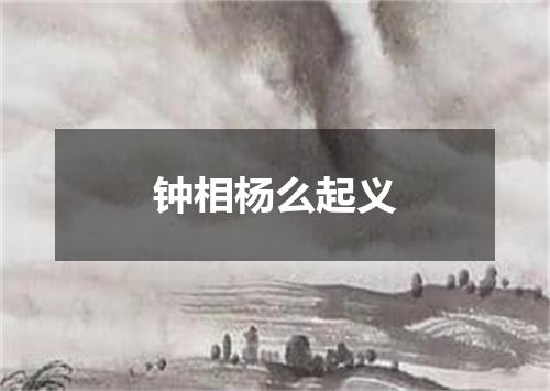 钟相杨么起义