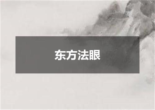 东方法眼
