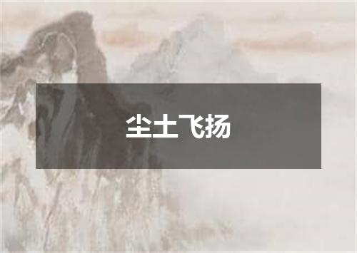 尘土飞扬