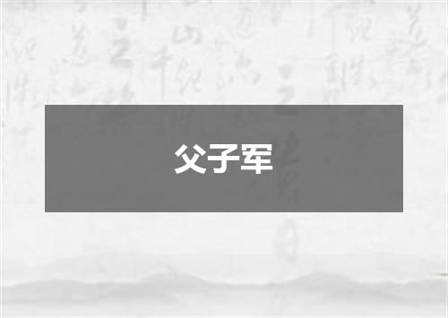 父子军