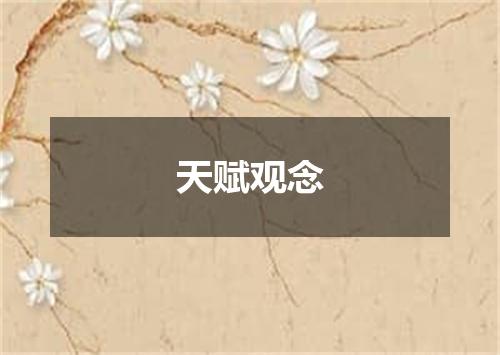 天赋观念