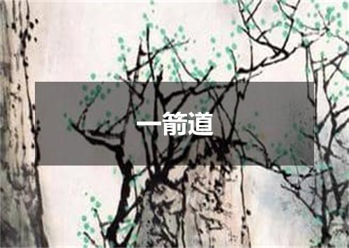 一箭道