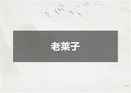 老莱子
