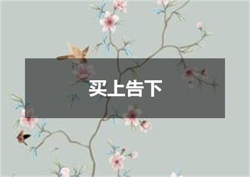 买上告下