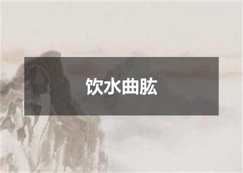 饮水曲肱