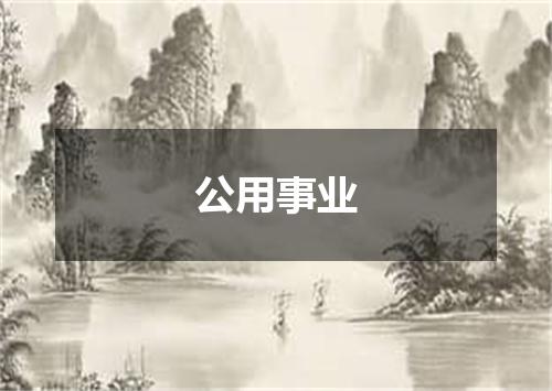 公用事业