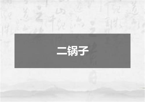 二锅子