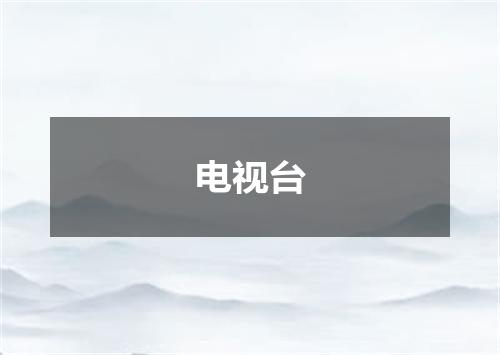 电视台