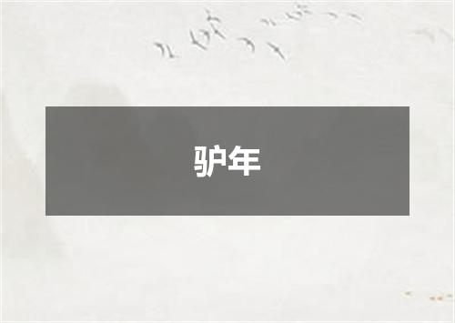 驴年