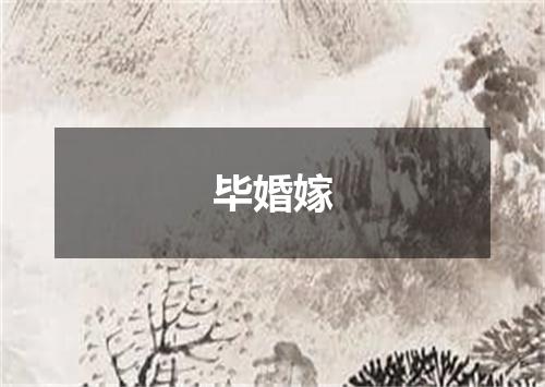 毕婚嫁