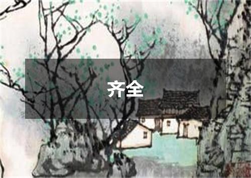 齐全