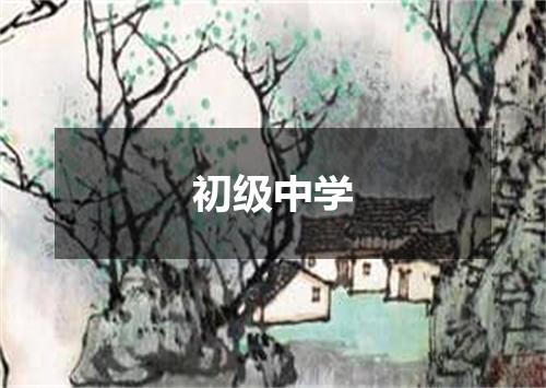 初级中学