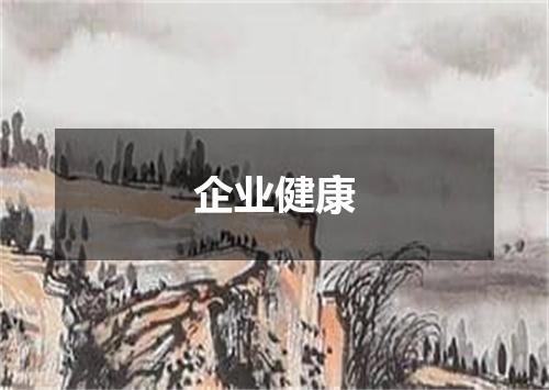 企业健康