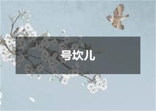 号坎儿