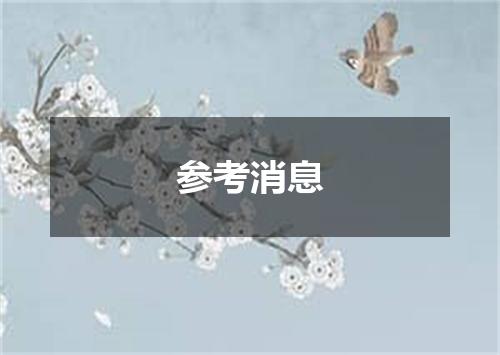 参考消息