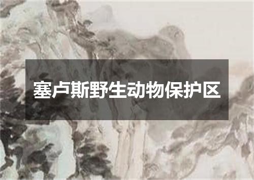 塞卢斯野生动物保护区
